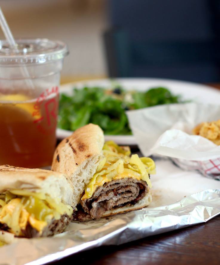 Pit beef sandwich at Rocklands Barbeque and Grilling Company - Budget-friendly restaurants in DC Pit beef sandwich at Rocklands Barbeque and Grilling Company - Budget-friendly restaurants in DC